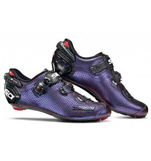 New SIDI WIRE Carbon Road Bike Cycling Shoes Blue Sky Black Red EU38-44.5