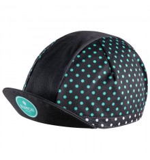 BIANCHI MILANO casquette velo Neon Nero Celeste / Righe