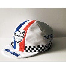 ALPE D'HUEZ checkerboard blue/white/red summer cap