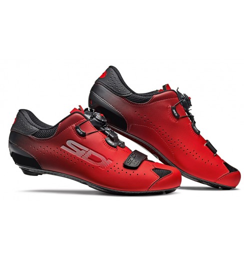 SIDI Sixty back red road cycling shoes - Limited edition CYCLES ET SPORTS