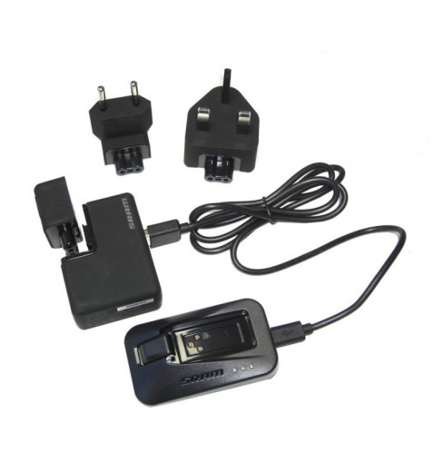 SRAM ETAP charger with USB transmitter cable + US / EU / GB adapter without battery