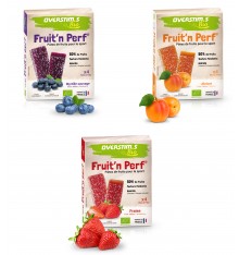 OVERSTIMS PATES DE FRUITS BIO Fruit'n Perf étui de 4 barres