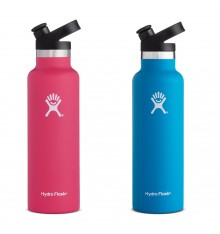 HydroFlask 21 oz Standard Mouth Flask with sport cap