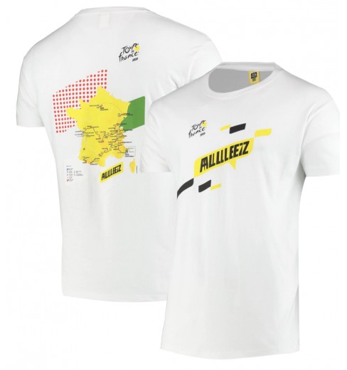 TOUR DE FRANCE T-shirt Parcours blanc 2020