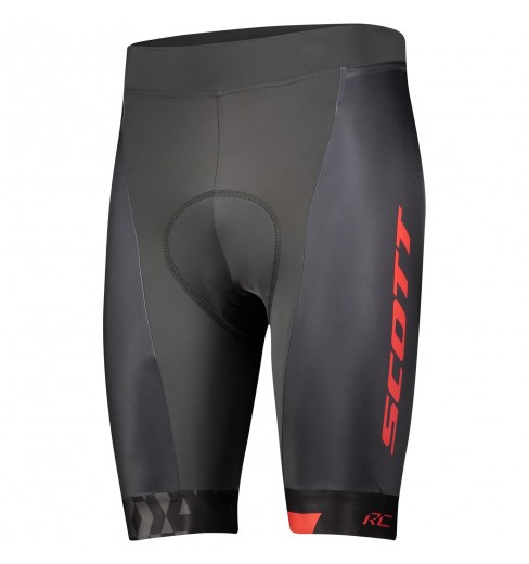 black and red cycling shorts