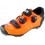 Chaussures VTT SIDI Dragon 5 SRS Carbone orange mat noir