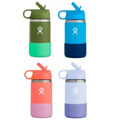 HydroFlask 12 oz Kids Wide Mouth insulated water bottle - 355 ml