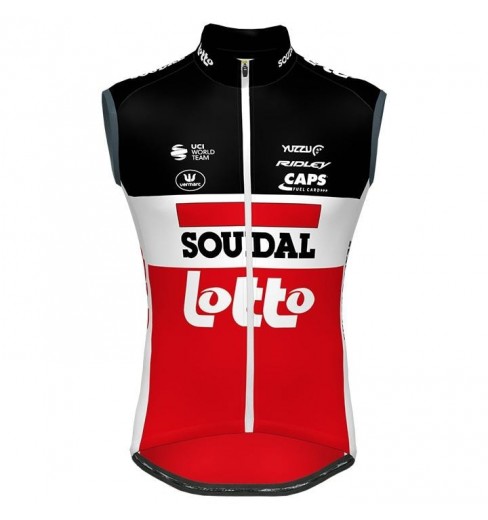 LOTTO SOUDAL windbreaker cycling vest 2020 - 2021
