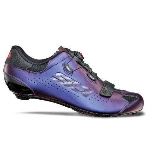 blue cycling shoes