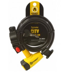 AUVRAY antivol câble vélo SPIRALE CITY D8 150CM