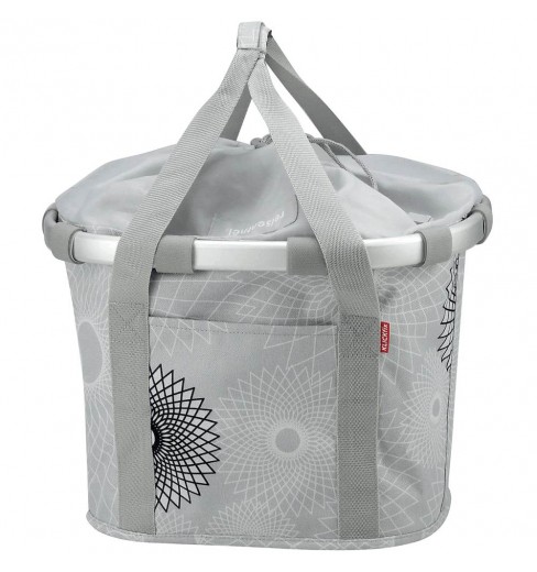 KLICKFIX Reisenthel front Bikebasket Light Grey Crystal