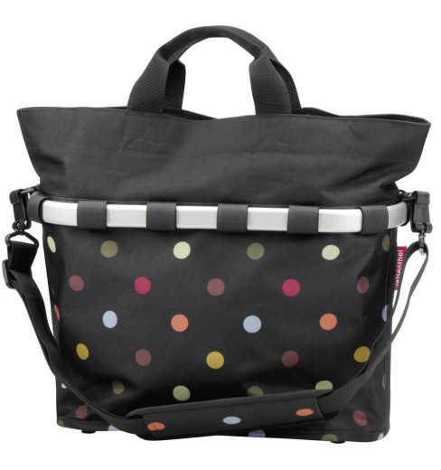 KLICKFIX Reisenthel BIKEBASKET OVAL M side bag Dots