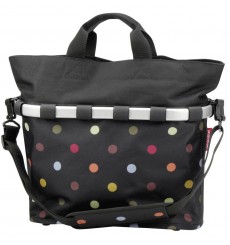 KLICKFIX Reisenthel BIKEBASKET OVAL M side bag Dots