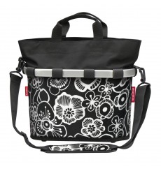 KLICKFIX Reisenthel panier-sacoche avant Bikebasket OVAL S Fleurs