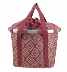 KLICKFIX Reisenthel panier avant Bikebasket Diamants Rouges