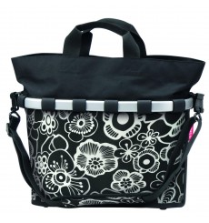 KLICKFIX Reisenthel BIKEBASKET OVAL M side bag Fleurs