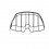 Basil SPACE FRAMES steel dome for Basil BUDDY basket