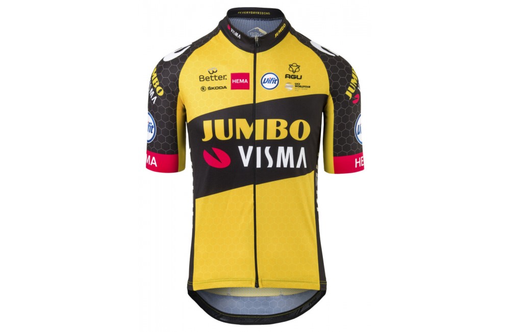 TEAM JUMBO VISMA Replica men's short sleeves jersey 2021 CYCLES ET SPORTS
