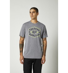 FOX RACING BACKBONE TECH grey short sleeve tee