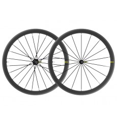 MAVIC Cosmic SL 40 road wheelset - RB 700 QR HG-R - Brake pads