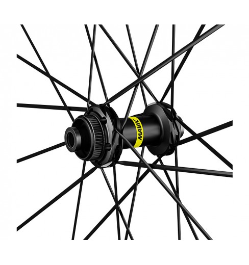 Paire De Roues Mavic Ksyrium Elite 650c - 9/10/11 Vitesses - Frein Sur Jante - Argent