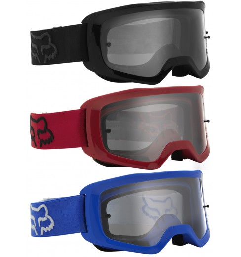 Stray Fox Racing Main-2 MX Motocross Goggles Blue w/Clear Lens