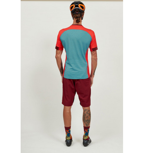 Loose Riders Maillot VTT manches courtes Shred - Rouge | Maciag Offroad