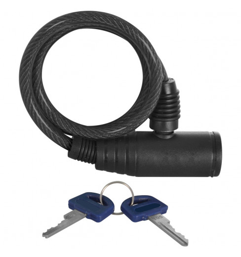 OXC Bumper black cable lock - 600 x 6mm 