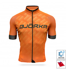 BJORKA maillot vélo manches courtes Team Pro 2021 Orange