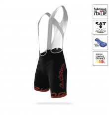 BJORKA Premium 2021 black / red bib shorts