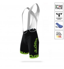 BJORKA Premium 2021 black / yellow bib shorts