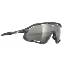 AZR ATTACK RX Mate Grey / Mirror Grey cycling sunglasses