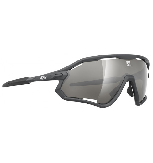 AZR lunettes de vélo ATTACK RX Gris Matte / Gris avec écran Miroir