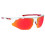 AZR GALIBIER Red / White with red multilayer lens cycling sunglasses