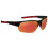 AZR IZOARD Matte Black / Red with red multilayer lens cycling sunglasses