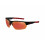 AZR IZOARD Matte Black / Red with red multilayer lens cycling sunglasses