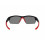 AZR IZOARD Matte Black / Red with red multilayer lens cycling sunglasses