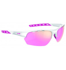 AZR lunettes de vélo IZOARD Blanc / Rose avec écran Rose multicouche