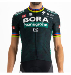 Maillot vélo manches courtes Tour De France Champion du Monde BodyFit TDF BORA HANSGROHE 2021