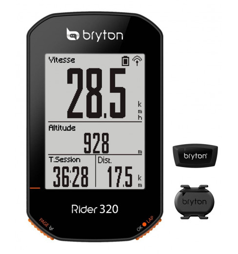 Dar Mala fe Interpretación BRYTON Rider 320 T GPS bike computer (with Cardio + Cadence) CYCLES ET  SPORTS