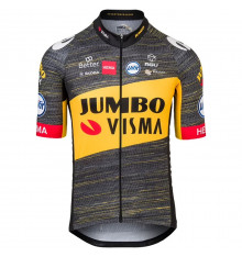 TEAM JUMBO VISMA maillot velo manches courtes Tour de France 2021