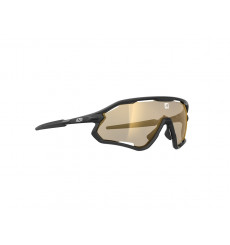 AZR lunettes de vélo ATTACK RX Noire Mat avec écran Multicouche Gold