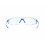 AZR KROMIC GALIBIER White / Blue with blue photochromic lens cycling sunglasses
