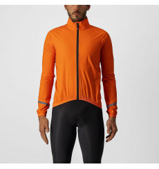 CASTELLI Emergency 2 orange cycling jacket