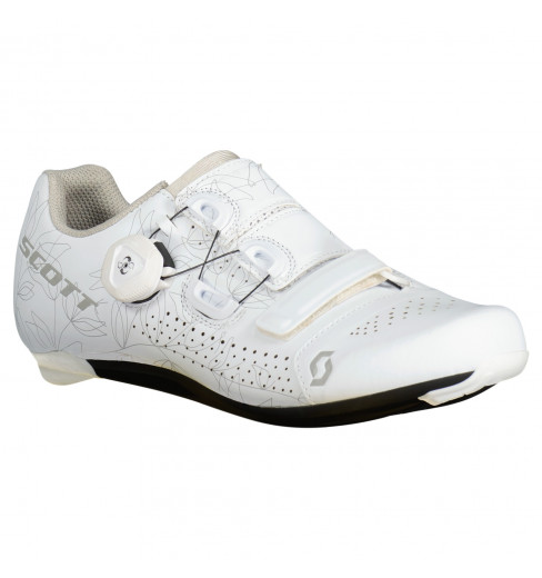 SCOTT Team BOA® Matte white Lady road cycling shoes 2022