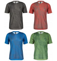 SCOTT maillot VTT manches courtes homme TRAIL VERTIC ZIP 2022