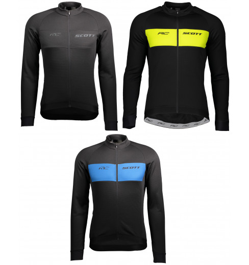 SCOTT RC WARM men's long sleeve cycling jersey 2022