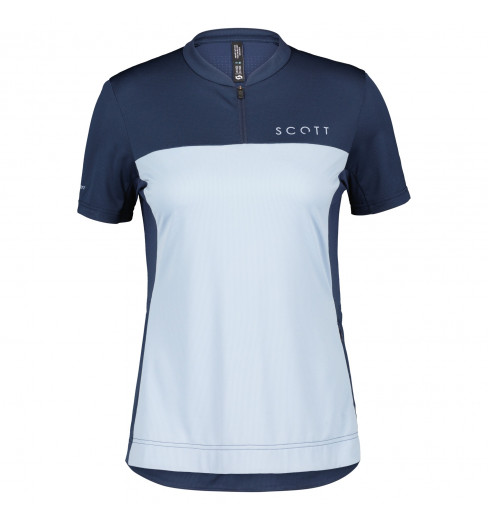 SCOTT maillot VTT manches courtes femme TRAIL FLOW ZIP 2022 CYCLES