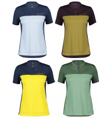 SCOTT maillot VTT manches courtes femme TRAIL FLOW ZIP 2022