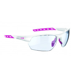 AZR KROMIC IZOARD White / Pink with photochromic lens cycling sunglasses